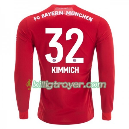 Billige Fotballdrakter FC Bayern München Joshua Kimmich 32 Hjemmedraktsett 2019/20 Langermet